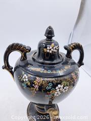 MaxSold Auction: Ceramic Samovar with Hand-Painted Floral Garland & Gilding - Victoria (British Columbia, Canada) PARTNER MANAGED Estate Sale Online Auction - Hillside Avenue