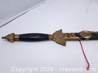 MaxSold Auction: Decorative Vintage Chinese Jian Sword with Sheath, Dragon Motif - Victoria (British Columbia, Canada) PARTNER MANAGED Estate Sale Online Auction - Hillside Avenue