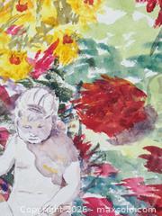 MaxSold Auction: Dorothy Donovan — Imagine Children in Judi's Garden, Watercolour on Paper - Victoria (British Columbia, Canada) PARTNER MANAGED Estate Sale Online Auction - Hillside Avenue