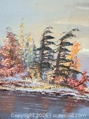 MaxSold Auction: Framed Acrylic Landscape Painting, Autumn Lakeside, 54 x 30 in - Victoria (British Columbia, Canada) PARTNER MANAGED Estate Sale Online Auction - Hillside Avenue