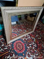 MaxSold Auction: Gilt-Framed Hanging Wall Mirror, Ornate Baroque Style - Victoria (British Columbia, Canada) PARTNER MANAGED Estate Sale Online Auction - Hillside Avenue