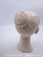 MaxSold Auction: Glazed Ceramic Female Head Bust, ~10 in (25 cm) - Victoria (British Columbia, Canada) PARTNER MANAGED Estate Sale Online Auction - Hillside Avenue