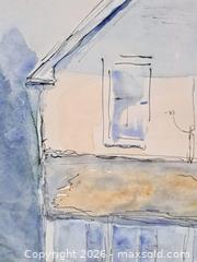 MaxSold Auction: House by F. Chapman — Watercolor & Ink, 1980, Framed 15 x 11 in - Victoria (British Columbia, Canada) PARTNER MANAGED Estate Sale Online Auction - Hillside Avenue