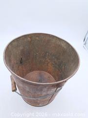 MaxSold Auction: Iron Bucket / Pail with Wire Bail Handle and Wooden Grip - Victoria (British Columbia, Canada) PARTNER MANAGED Estate Sale Online Auction - Hillside Avenue