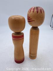 MaxSold Auction: Japanese Kokeshi Doll, Painted Wood, Signed Base, ~9–10 in - Victoria (British Columbia, Canada) PARTNER MANAGED Estate Sale Online Auction - Hillside Avenue