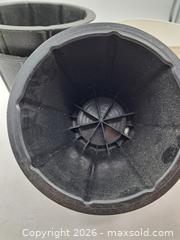 MaxSold Auction: Lot: 3 Black Nursery Pots, White Outer Pot & Red Artificial Flowers - Victoria (British Columbia, Canada) PARTNER MANAGED Estate Sale Online Auction - Hillside Avenue