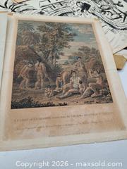 MaxSold Auction: Lot of 6–10 Antique Engravings & Lithographs, Hand-Colored - Victoria (British Columbia, Canada) PARTNER MANAGED Estate Sale Online Auction - Hillside Avenue