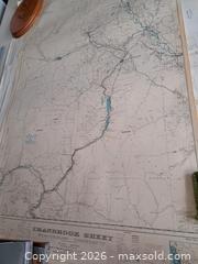 MaxSold Auction: Lot of 6+ Vintage Wall Maps & Nautical Charts (Canada) - Victoria (British Columbia, Canada) PARTNER MANAGED Estate Sale Online Auction - Hillside Avenue