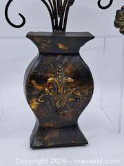 MaxSold Auction: Metal Floral Wall Decor, 29in H x 14in W - Victoria (British Columbia, Canada) PARTNER MANAGED Estate Sale Online Auction - Hillside Avenue