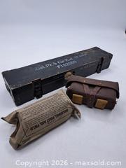 MaxSold Auction: Military Wooden Storage Case with Accessories, German Stenciling - Victoria (British Columbia, Canada) PARTNER MANAGED Estate Sale Online Auction - Hillside Avenue