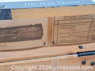 MaxSold Auction: Military Wooden Storage Case with Accessories, German Stenciling - Victoria (British Columbia, Canada) PARTNER MANAGED Estate Sale Online Auction - Hillside Avenue