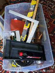 MaxSold Auction: Mixed Lot: Hand Tools, Hardware & Small Parts in Storage Tote - Victoria (British Columbia, Canada) PARTNER MANAGED Estate Sale Online Auction - Hillside Avenue