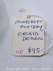 MaxSold Auction: Moorcroft Decorative Orchid Motif Glazed Pottery Ashtray - Victoria (British Columbia, Canada) PARTNER MANAGED Estate Sale Online Auction - Hillside Avenue
