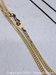 MaxSold Auction: Necklace Lot of 3 Chains - Gold Plated - Victoria (British Columbia, Canada) PARTNER MANAGED Estate Sale Online Auction - Hillside Avenue