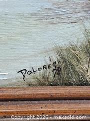 MaxSold Auction: Pair of Framed Landscape Paintings Signed 'Dolores' (1978) - Victoria (British Columbia, Canada) PARTNER MANAGED Estate Sale Online Auction - Hillside Avenue