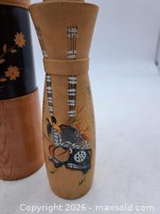 MaxSold Auction: Pair of Large Traditional Japanese Kokeshi Dolls - Victoria (British Columbia, Canada) PARTNER MANAGED Estate Sale Online Auction - Hillside Avenue