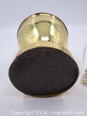 MaxSold Auction: Polished Gold-Tone Metal Table Lamp Base, Approximately 18" Height - Victoria (British Columbia, Canada) PARTNER MANAGED Estate Sale Online Auction - Hillside Avenue