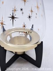 MaxSold Auction: Pyrex Gold Starburst Mid-Century Glass Carafe with Stand - Victoria (British Columbia, Canada) PARTNER MANAGED Estate Sale Online Auction - Hillside Avenue