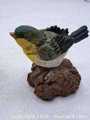 MaxSold Auction: Set of 2 Painted Resin Bird Figurines with Bases - Victoria (British Columbia, Canada) PARTNER MANAGED Estate Sale Online Auction - Hillside Avenue
