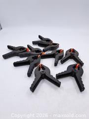 MaxSold Auction: Set of 8 Spring Hand Clamps, 5.5 in, Black with Orange Pads - Victoria (British Columbia, Canada) PARTNER MANAGED Estate Sale Online Auction - Hillside Avenue