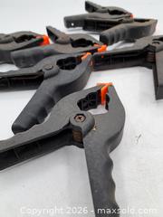 MaxSold Auction: Set of 8 Spring Hand Clamps, 5.5 in, Black with Orange Pads - Victoria (British Columbia, Canada) PARTNER MANAGED Estate Sale Online Auction - Hillside Avenue