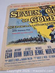 MaxSold Auction: Seven Cities of Gold 20th Century-Fox One-Sheet Poster - Victoria (British Columbia, Canada) PARTNER MANAGED Estate Sale Online Auction - Hillside Avenue
