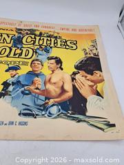 MaxSold Auction: Seven Cities of Gold 20th Century-Fox One-Sheet Poster - Victoria (British Columbia, Canada) PARTNER MANAGED Estate Sale Online Auction - Hillside Avenue