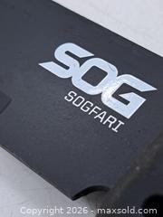 MaxSold Auction: SOG SOGFARI Machete / Survival Machete, ?24 in - Victoria (British Columbia, Canada) PARTNER MANAGED Estate Sale Online Auction - Hillside Avenue