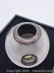 MaxSold Auction: Sterling Silver & Frosted Glass Match Striker, British Hallmarks - Victoria (British Columbia, Canada) PARTNER MANAGED Estate Sale Online Auction - Hillside Avenue