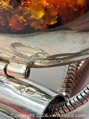 MaxSold Auction: Sterling Silver Pendant Necklace with Faux Amber Resin - Victoria (British Columbia, Canada) PARTNER MANAGED Estate Sale Online Auction - Hillside Avenue