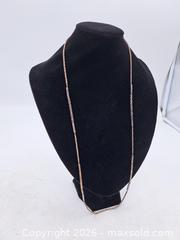 MaxSold Auction: Sterling Silver Rope Chain with Decorative Bar Spacers - Victoria (British Columbia, Canada) PARTNER MANAGED Estate Sale Online Auction - Hillside Avenue