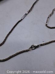 MaxSold Auction: Sterling Silver Rope Chain with Decorative Bar Spacers - Victoria (British Columbia, Canada) PARTNER MANAGED Estate Sale Online Auction - Hillside Avenue