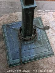 MaxSold Auction: Torchère Floor Lamp — Metal Verdigris, Mission/Arts & Crafts Design - Victoria (British Columbia, Canada) PARTNER MANAGED Estate Sale Online Auction - Hillside Avenue