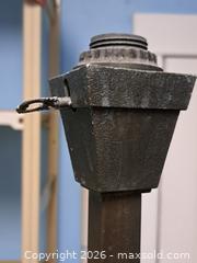 MaxSold Auction: Torchère Floor Lamp — Metal Verdigris, Mission/Arts & Crafts Design - Victoria (British Columbia, Canada) PARTNER MANAGED Estate Sale Online Auction - Hillside Avenue