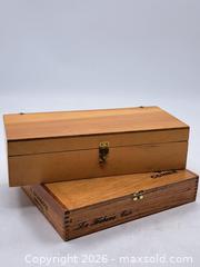 MaxSold Auction: Two Vintage Cigar Boxes - Victoria (British Columbia, Canada) PARTNER MANAGED Estate Sale Online Auction - Hillside Avenue