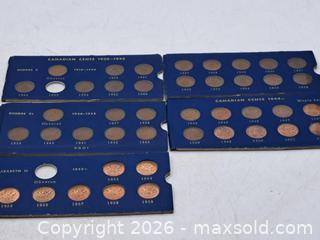MaxSold Auction: Vintage Canadian One Cent Coin Set in Paper/Cardboard Album - Victoria (British Columbia, Canada) PARTNER MANAGED Estate Sale Online Auction - Hillside Avenue