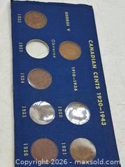 MaxSold Auction: Vintage Canadian One Cent Coin Set in Paper/Cardboard Album - Victoria (British Columbia, Canada) PARTNER MANAGED Estate Sale Online Auction - Hillside Avenue
