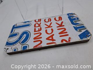 MaxSold Auction: Vintage Decorative Wall Sign with "Ginger's" Graphic - Victoria (British Columbia, Canada) PARTNER MANAGED Estate Sale Online Auction - Hillside Avenue