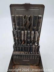 MaxSold Auction: Vintage Drill Bit Set in Metal Case - Sheffield England - Victoria (British Columbia, Canada) PARTNER MANAGED Estate Sale Online Auction - Hillside Avenue