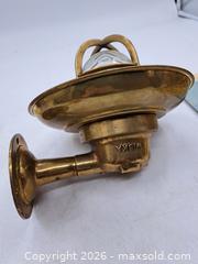 MaxSold Auction: Vintage Industrial WISKA Nautical Brass Sconce Model 1131 with Globe & Cage - Victoria (British Columbia, Canada) PARTNER MANAGED Estate Sale Online Auction - Hillside Avenue