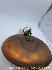 MaxSold Auction: Vintage Mid-Century Industrial Copper/Bronze Pendant Light, 16" - Victoria (British Columbia, Canada) PARTNER MANAGED Estate Sale Online Auction - Hillside Avenue
