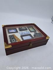MaxSold Auction: Wooden Keepsake / Jewelry Box with Glass Display Top - Victoria (British Columbia, Canada) PARTNER MANAGED Estate Sale Online Auction - Hillside Avenue