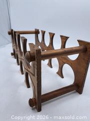 MaxSold Auction: Wooden Tabletop Wine/Bottle Rack - 8 Bottle Capacity - Victoria (British Columbia, Canada) PARTNER MANAGED Estate Sale Online Auction - Hillside Avenue