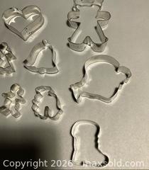 MaxSold Auction: Assorted Metal Christmas Cookie Cutters, 10-Piece Set - Norwood (Pennsylvania, USA) SELLER MANAGED Downsizing Online Auction - Martin Lane