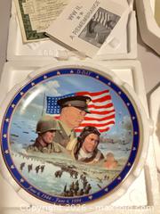 MaxSold Auction: Bradford Exchange Commemorative Collector Plates (Set of 2), 8 in - Norwood (Pennsylvania, USA) SELLER MANAGED Downsizing Online Auction - Martin Lane