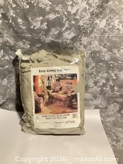 MaxSold Auction: Easy Living One-Piece Sofa Slipcover, Light Beige/Taupe - Norwood (Pennsylvania, USA) SELLER MANAGED Downsizing Online Auction - Martin Lane