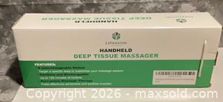 MaxSold Auction: Expansion Handheld Deep Tissue Percussion Massager, White - Norwood (Pennsylvania, USA) SELLER MANAGED Downsizing Online Auction - Martin Lane