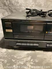MaxSold Auction: Fisher CR-W911 Dual Cassette Deck - Black - Norwood (Pennsylvania, USA) SELLER MANAGED Downsizing Online Auction - Martin Lane