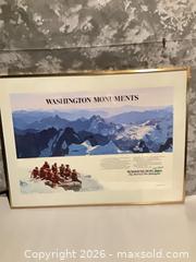 MaxSold Auction: Framed Washington Monuments Landscape Print, Gold Frame 14.5” x 19.5” - Norwood (Pennsylvania, USA) SELLER MANAGED Downsizing Online Auction - Martin Lane