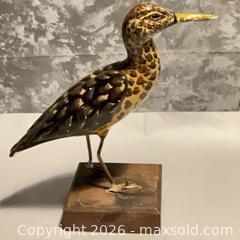 MaxSold Auction: Hand-Painted Wood & Metal Decorative Bird Figurine, 14" Tall - Norwood (Pennsylvania, USA) SELLER MANAGED Downsizing Online Auction - Martin Lane